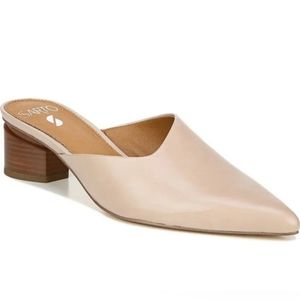 Franco Sarto Visa Mule Heels Neutral Tan “Bone Leather”